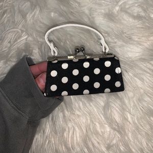 Suede coin purse